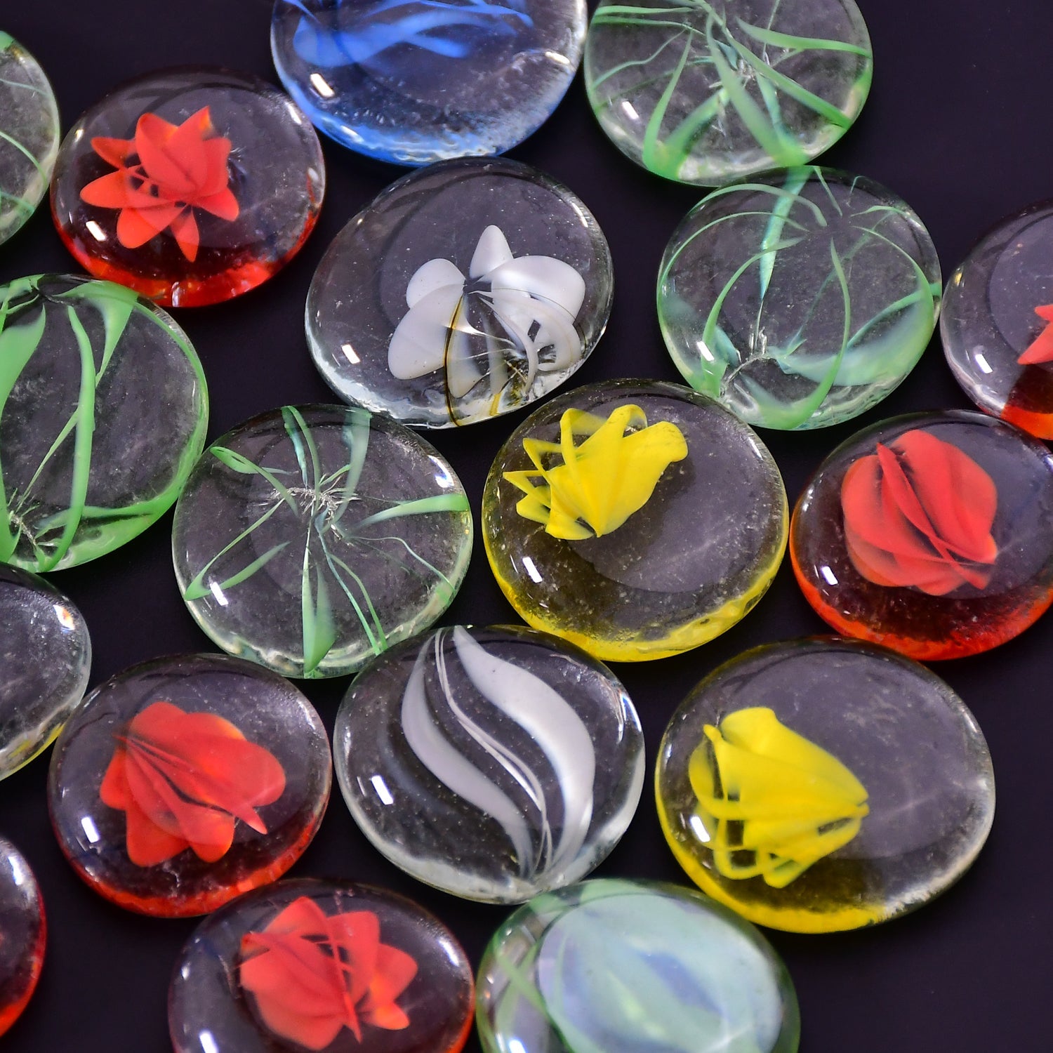 4019 Glass Gem Stone, Flat Round Marbles Pebbles for Vase Fillers, Attractive pebbles for Aquarium Fish Tank. DeoDap 4019 Glass Gem Stone, Flat Round Marbles Pebbles for Vase Fillers, Attractive pebbles for Aquarium Fish Tank. DeoDap